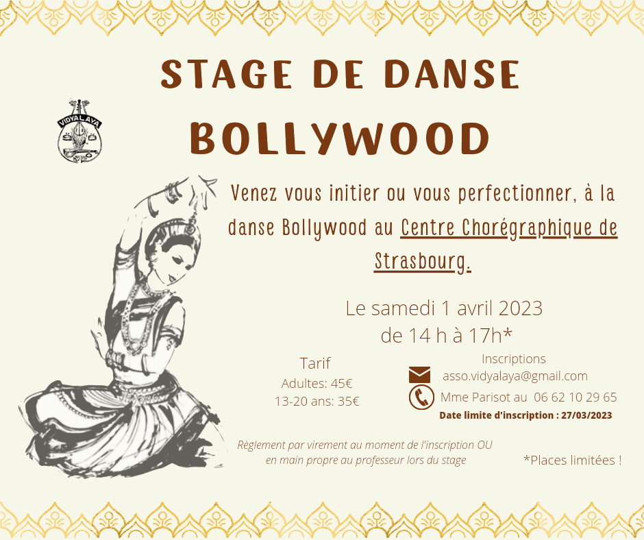 Stage de danse Bollywood